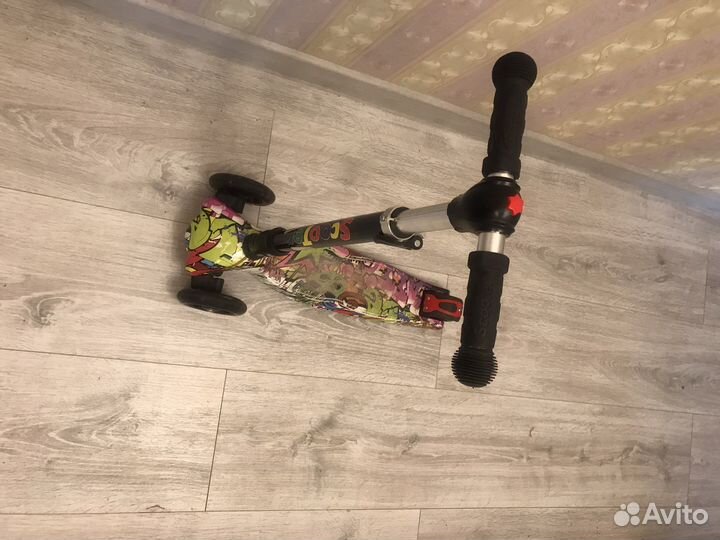 Самокат детский трехколесный бу