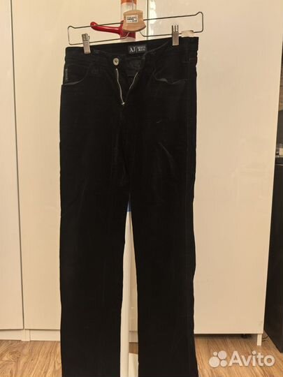 Джинсы бархатные Armani Jeans