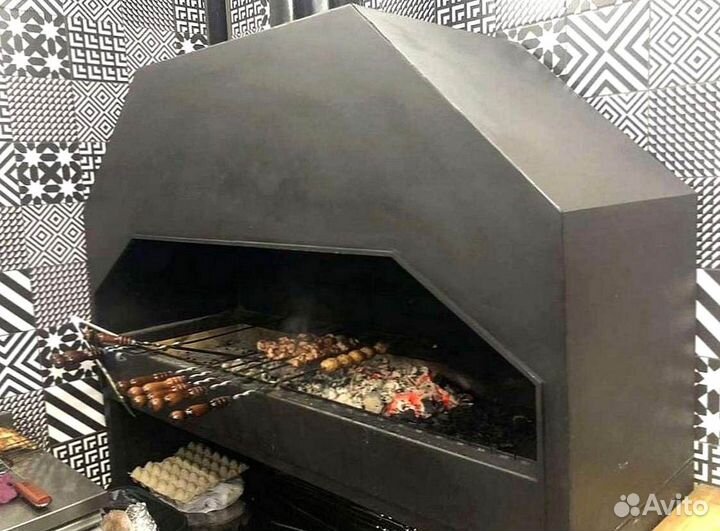 Мангал для кафе новый