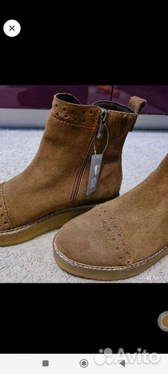 Новые Ботинки,челси Marco tozzi натур.замша