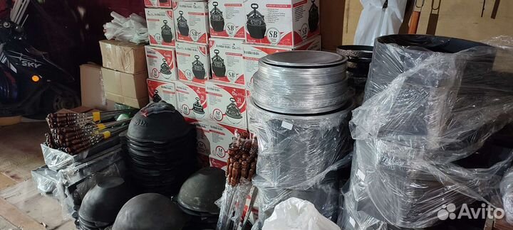 Казаны, печи, саджи, шампура