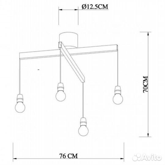Люстра италия лофт