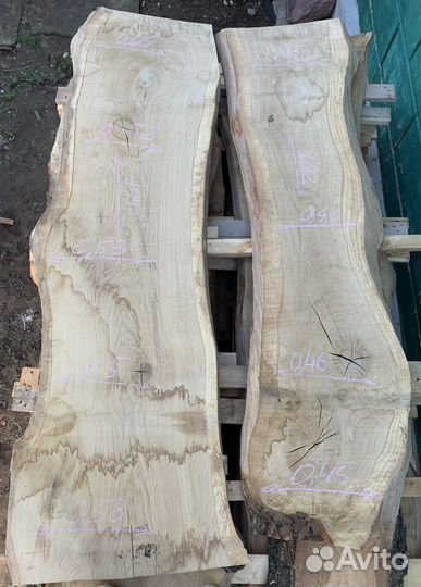 Слэбы из дуба