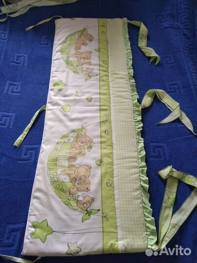 Бортики и балдахин в кроватку