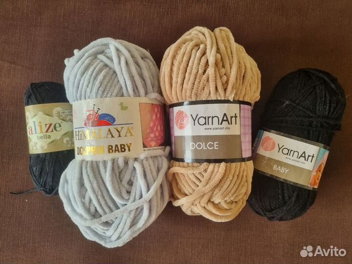 Плюшевая пряжа Himalaya Dolphin baby