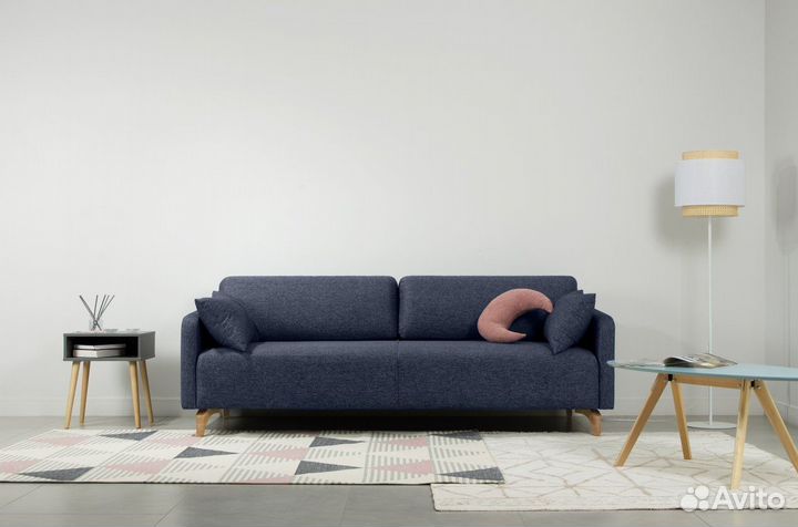 Диван Льери-1 Soft Navy Blue