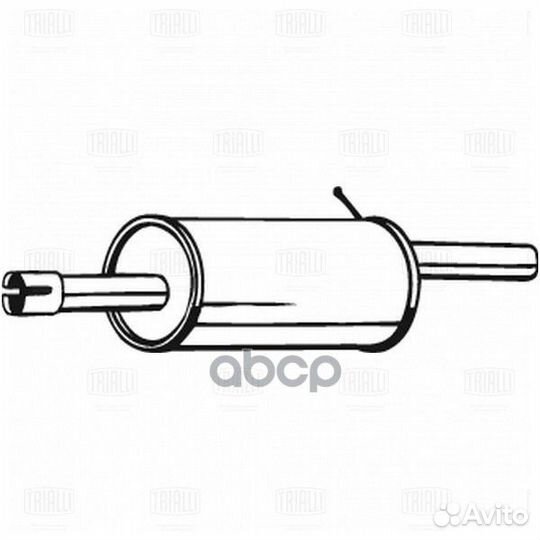 Глушитель для а/м Renault Sandero (07) осн. (а