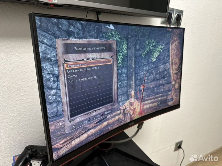Игровой монитор Aoc 144 24 изогнутый