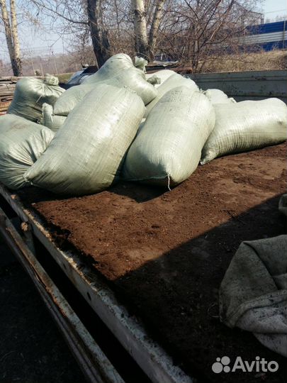 Перегной в мешках