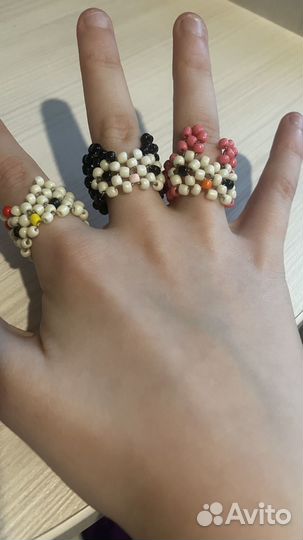 Колечки из бисера