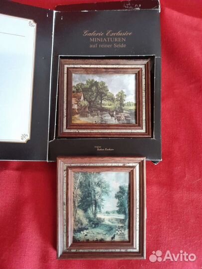 Миниатюрные картины в стиле шелкографии