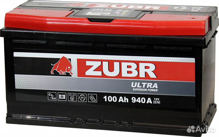 Аккумулятор 6ст - 100 Zubr Ultra оп