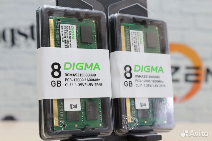 Оперативная память Digma SO-dimm DDR3-8GB Новые