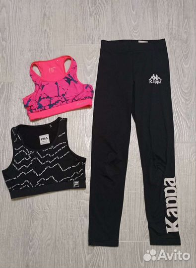 Спортивный топ и лосины