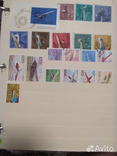 Марки транспорт и космос