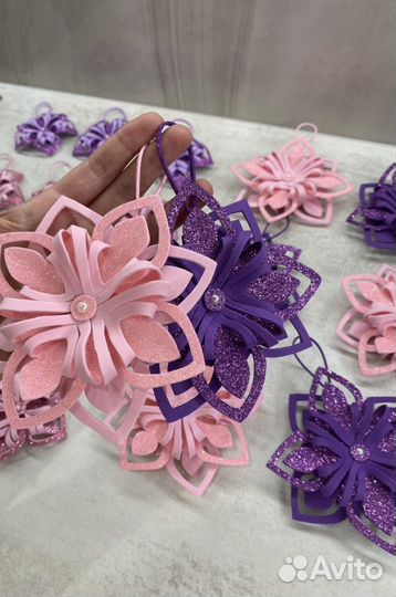 Новогодние украшения из фоамирана