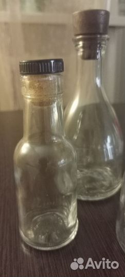 Бутыль стеклянная 0,250 мл. Пробка