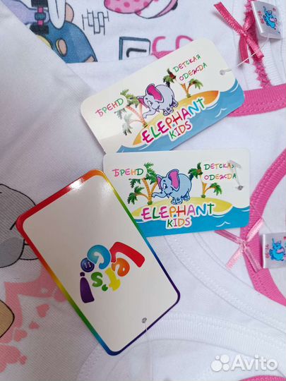 Майка и трусы комплект для девочки 86 - 92