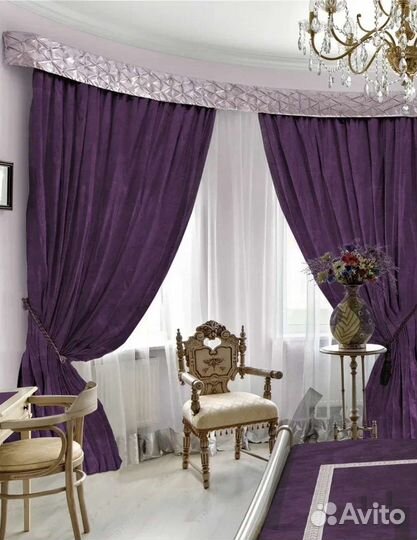 Шторы блэкаут, велюр.готовые или ткань