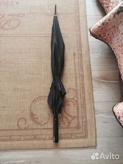 Зонт трость черный