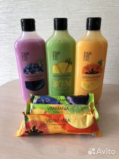 Гель для душа + мыло Vitamania Faberlic