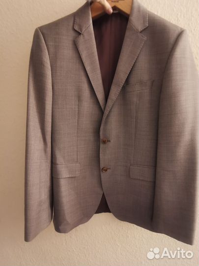 Пиджак Hugo Boss, Италия, коричнево-бежевый