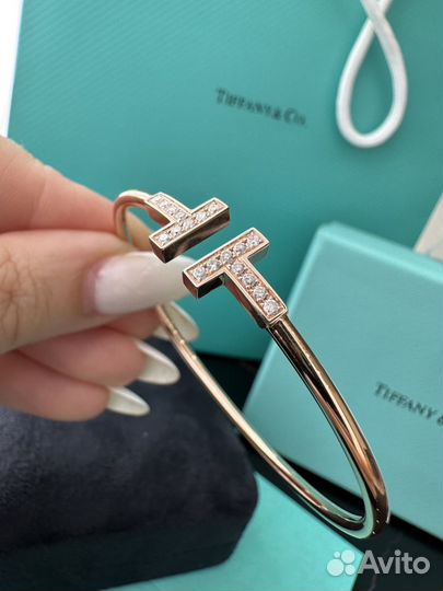 Tiffany браслет золото 750 пробы бриллианты