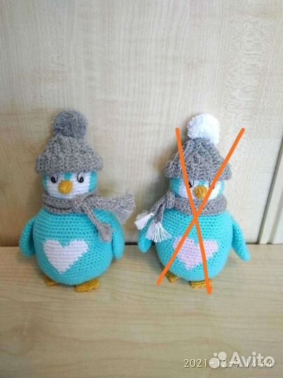 Вязаный пингвин