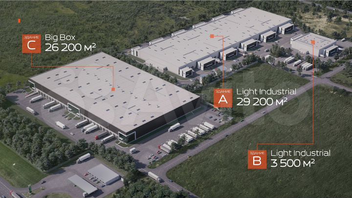 Помещение под производство в продажу, 1728 м²