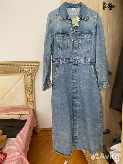 Джинсовое платье hm