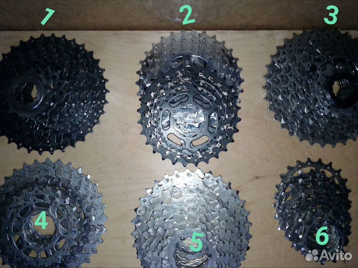 Тормоз колодки,подседел штырь,пара кассет,седло