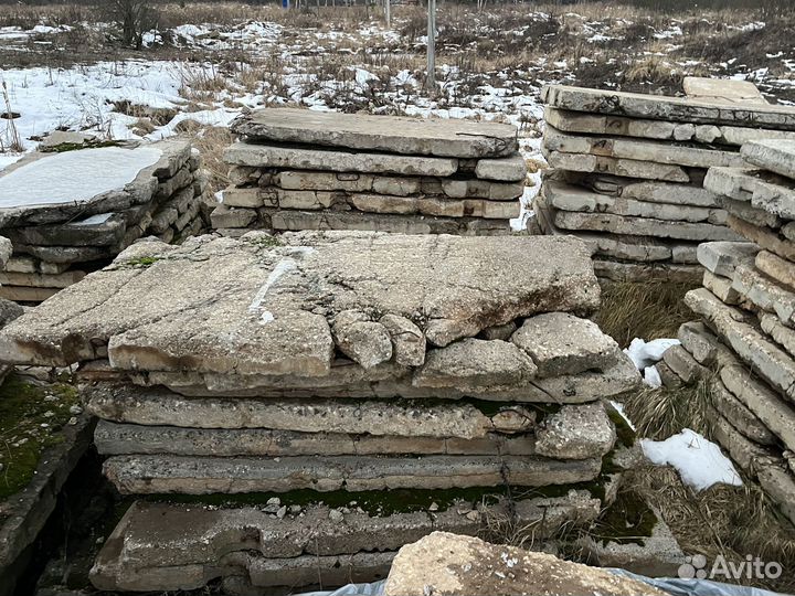 Плиты дорожные 3х2м б/у с доставкой укладкой