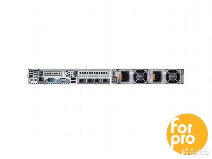 Сервер dell R620 8SFF 2xE5-2697v2 48GB, H710