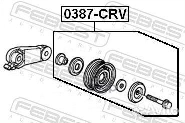 Ролик натяжной 0387-CRV 0387-CRV Febest