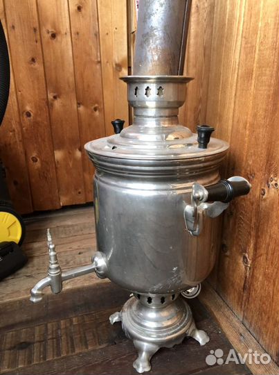 Самовар на дровах старинный
