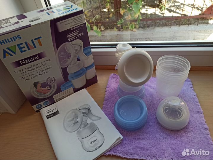 Молокоотсос avent ручной в хорошем состояни