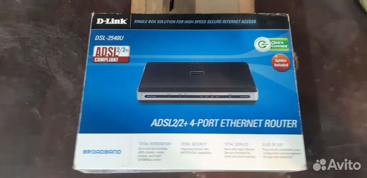 Роутер маршрутизатор D-Link DSL-2540U