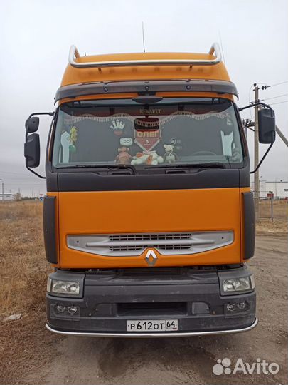 Защита переднего бампера 42 мм Renault Premium