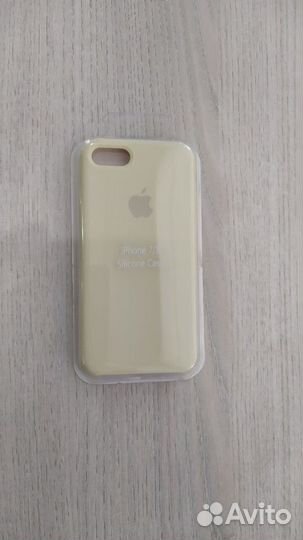 Чехол Silicone Case iPhone 7 \ iPhone 8 светло-жел