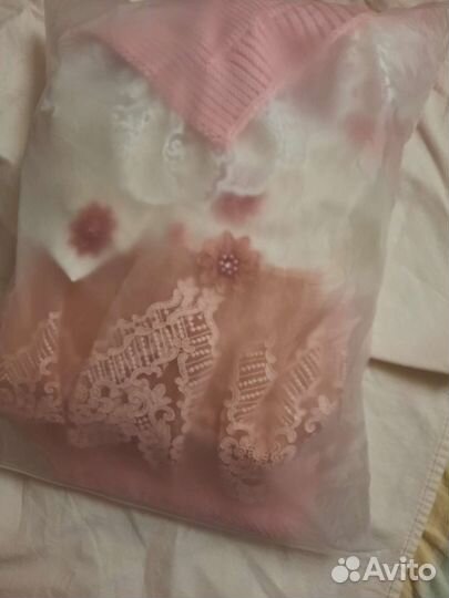 Конверт и платье на выписку 5 предметов