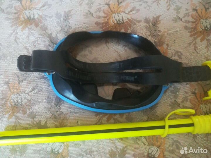 Маска для плавания акванавт и трубка
