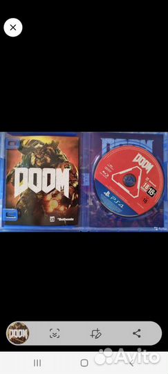 Игра для приставок ps4 Doom