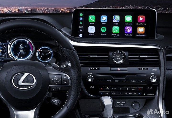 Навигация Lexus RX 2020+ на Android (тач-пад)