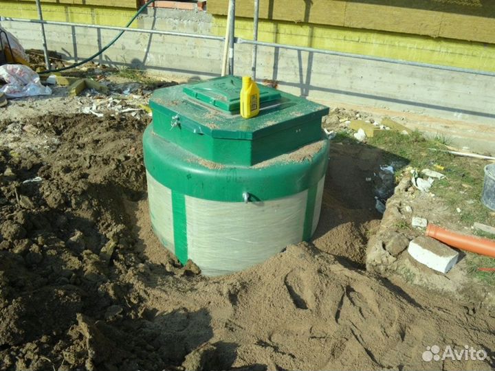 Септик эко Урал 3 с переливом
