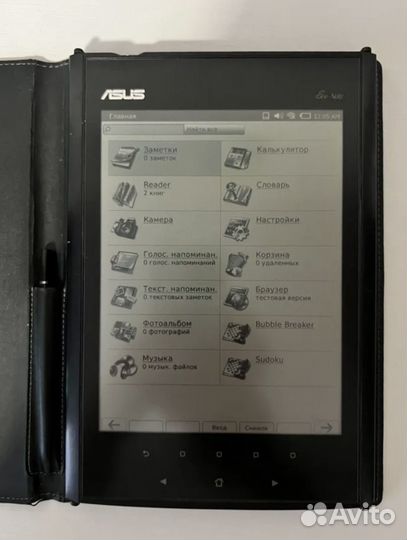 Электронная книга asus Eee Note EA800 (черный)