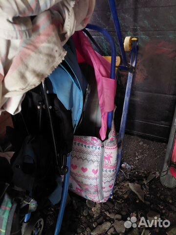 Детские зимние санки на колесах