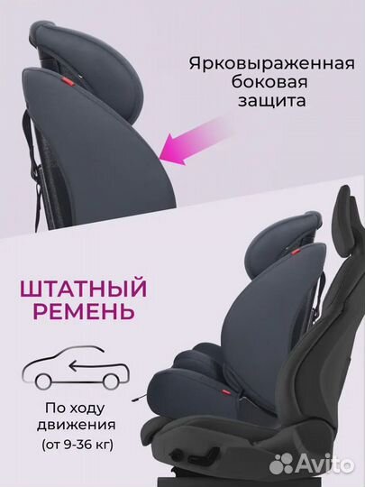 Автокресло детское YKO-921N (9-36 кг)