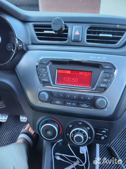 Заводская магнитола на киа рио 3