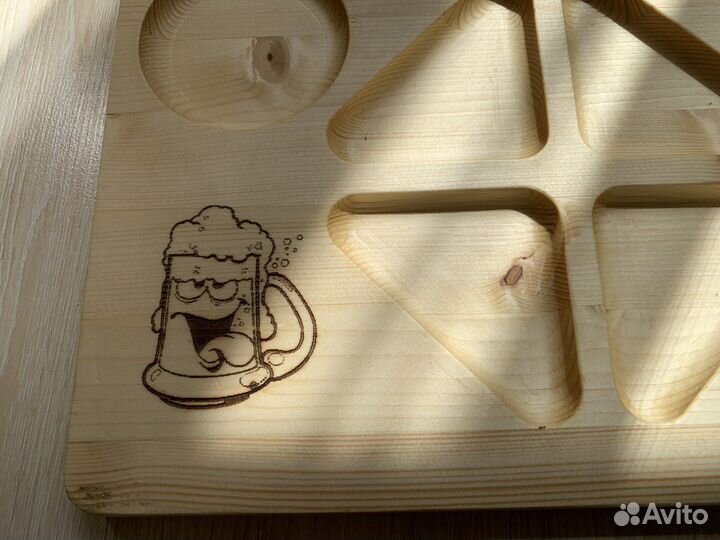 Подставка под кружки - разделочная доска