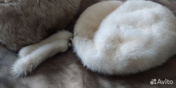 Воротники,шапки из меха Норки Песца для реставраци